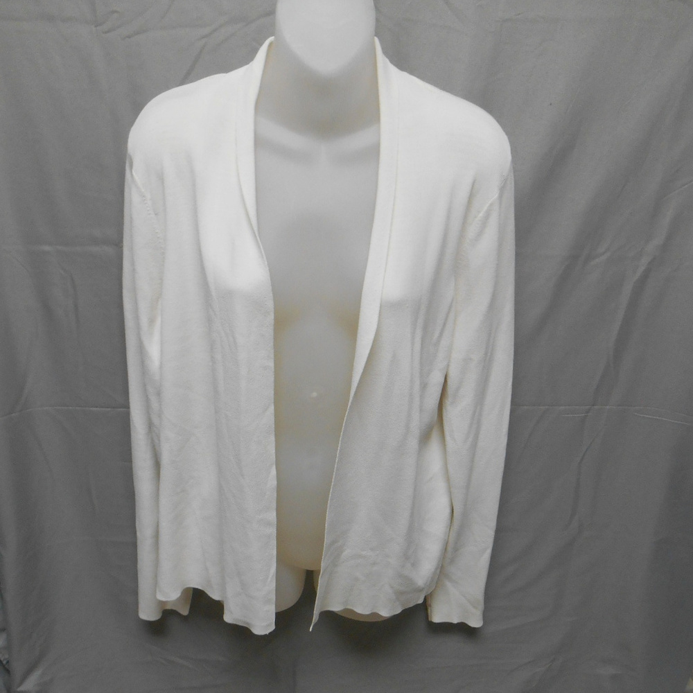 Madison Studio cream open front cardigan sweater